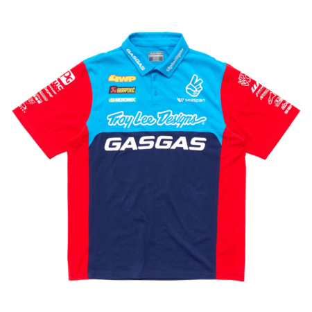 TLD GASGAS TEAM PIT SHIRT NAVY/RED